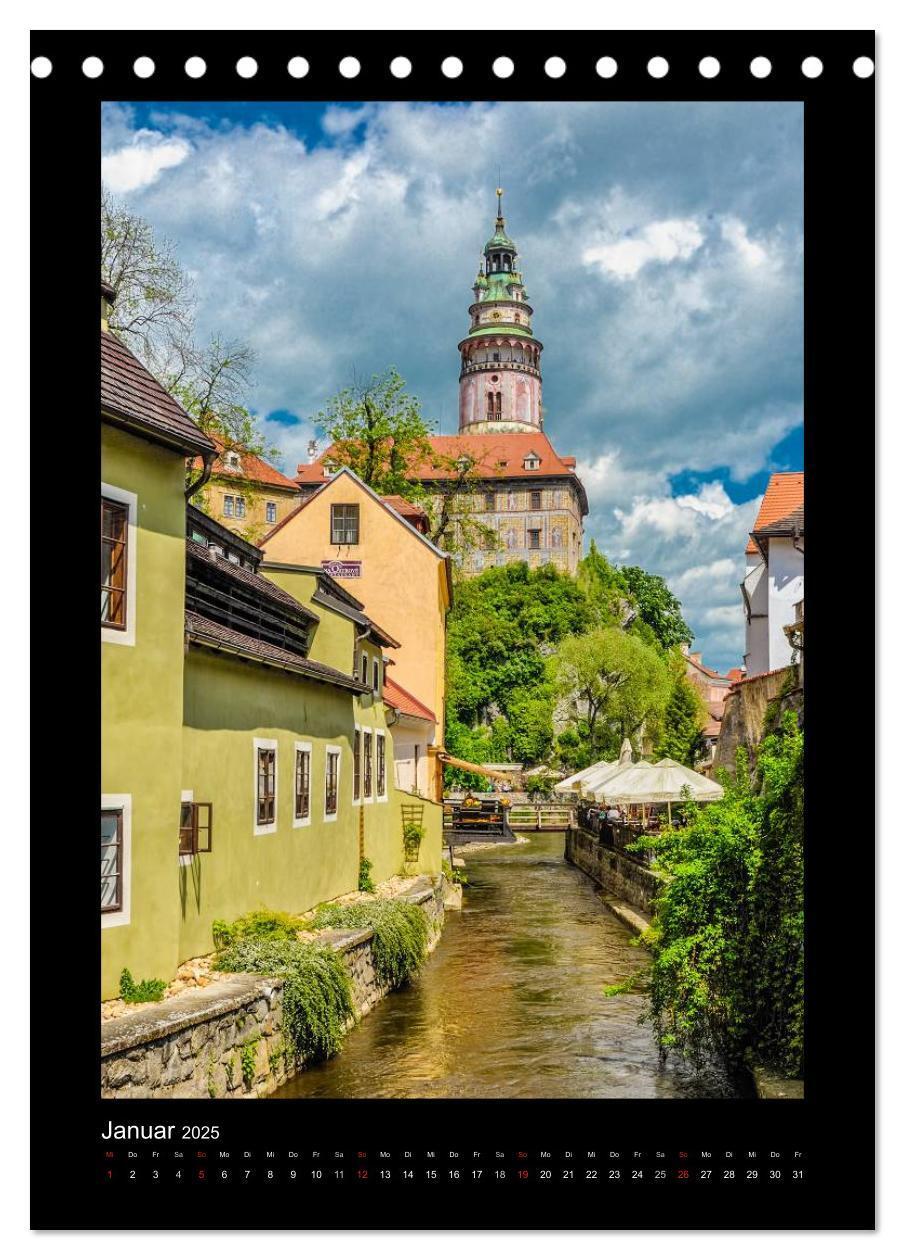 Bild: 9783457068472 | Cesky Krumlov Krumau (Tischkalender 2025 DIN A5 hoch), CALVENDO...