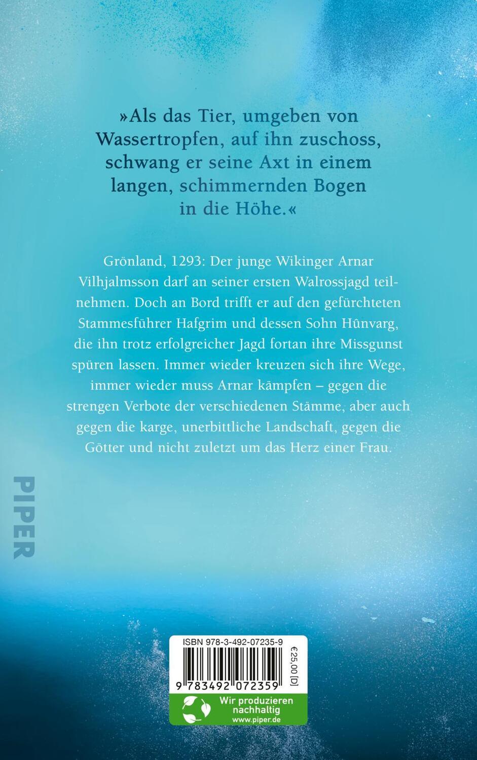 Rückseite: 9783492072359 | Eisiges Land | Roman Der preisgekrönte norwegische Wikinger-Roman