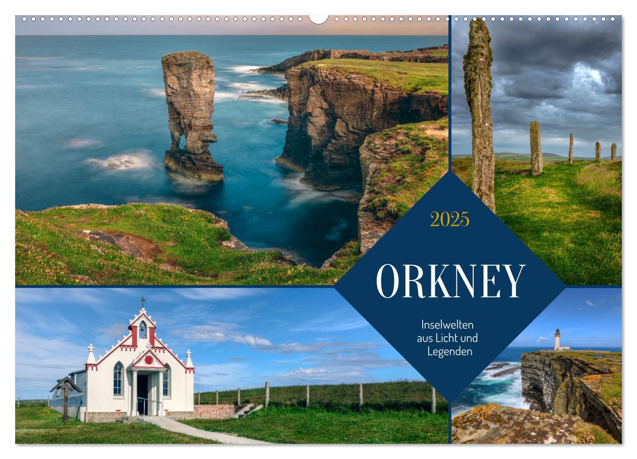 Cover: 9783383848391 | Orkney, Inselwelten aus Licht und Legenden. (Wandkalender 2025 DIN...