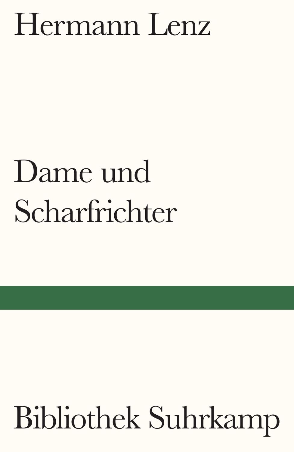 Cover: 9783518243640 | Dame und Scharfrichter | Erzählung | Hermann Lenz | Taschenbuch | 2024