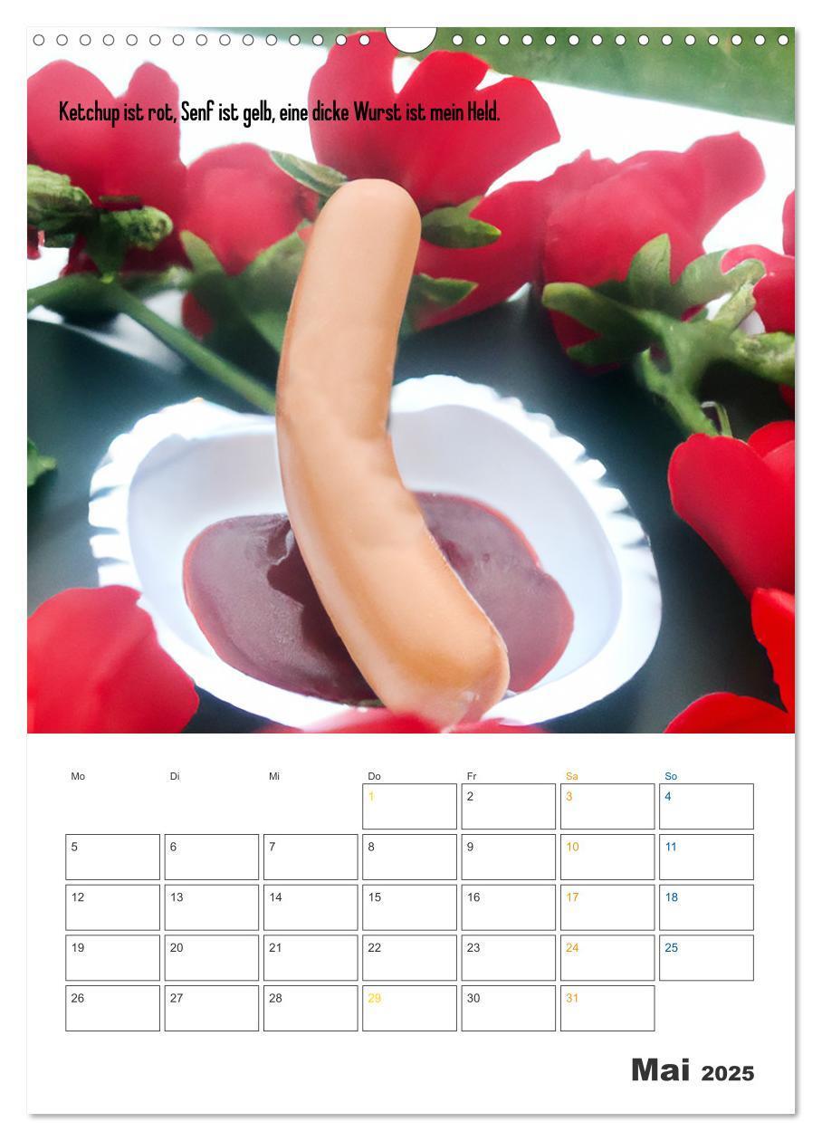 Bild: 9783435885343 | Ist mir Wurst Kalender (Wandkalender 2025 DIN A3 hoch), CALVENDO...