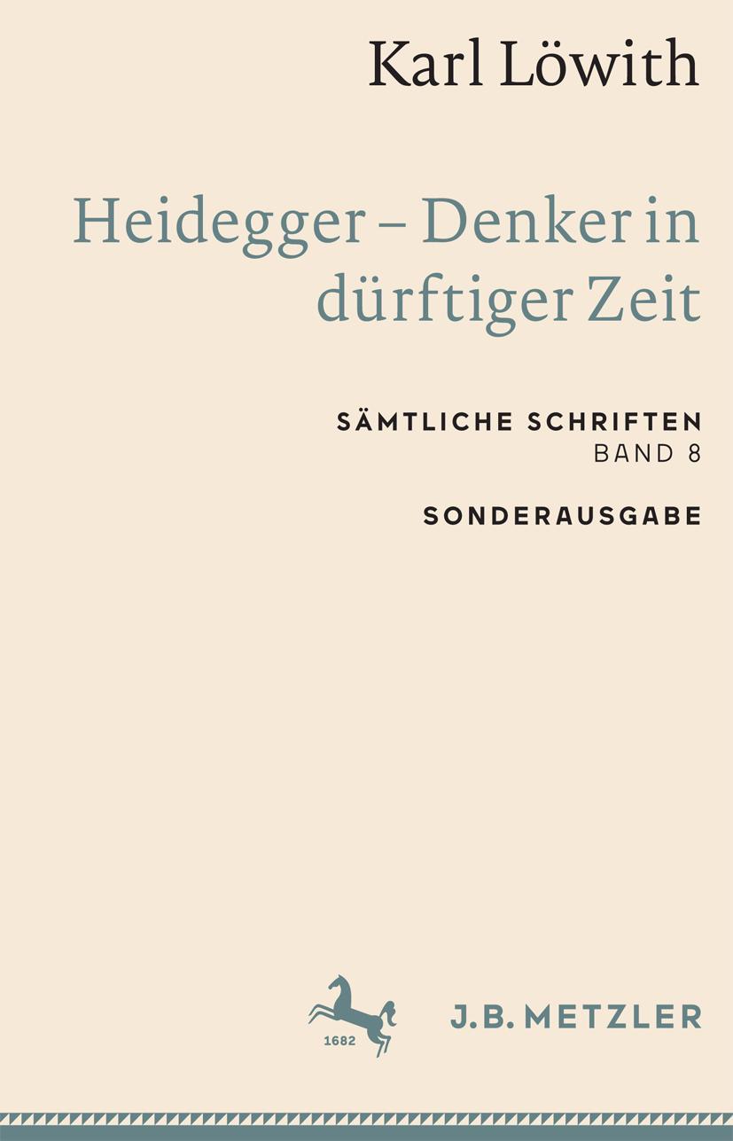 Cover: 9783662659427 | Karl Löwith: Heidegger - Denker in dürftiger Zeit | Karl Löwith | Buch