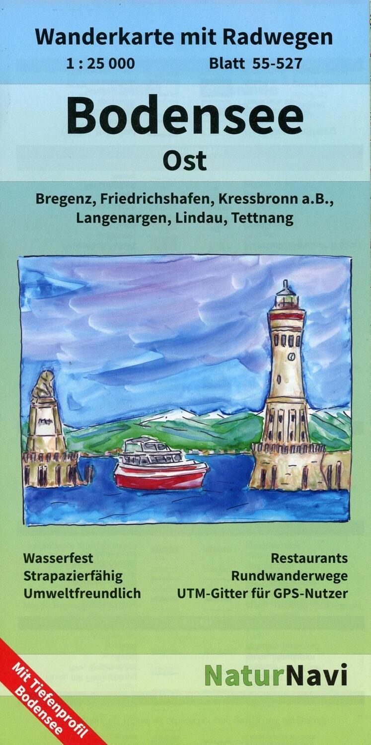 Cover: 9783960990413 | Bodensee Ost 1 : 25 000 | (Land-)Karte | wasserfest, strapazierfähig