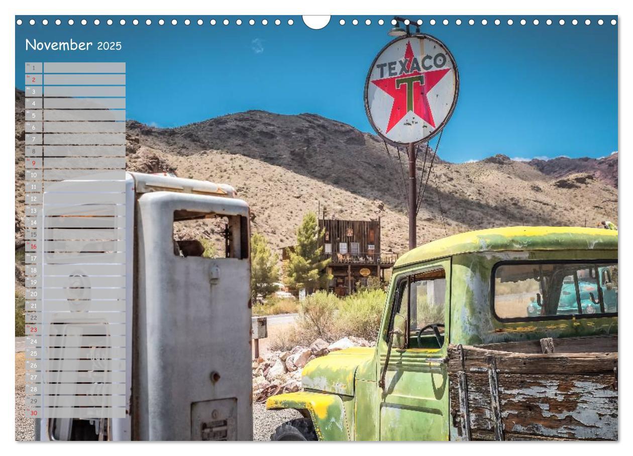 Bild: 9783435556212 | Vergessene Zeitzeugen entlang der Route 66 (Wandkalender 2025 DIN...