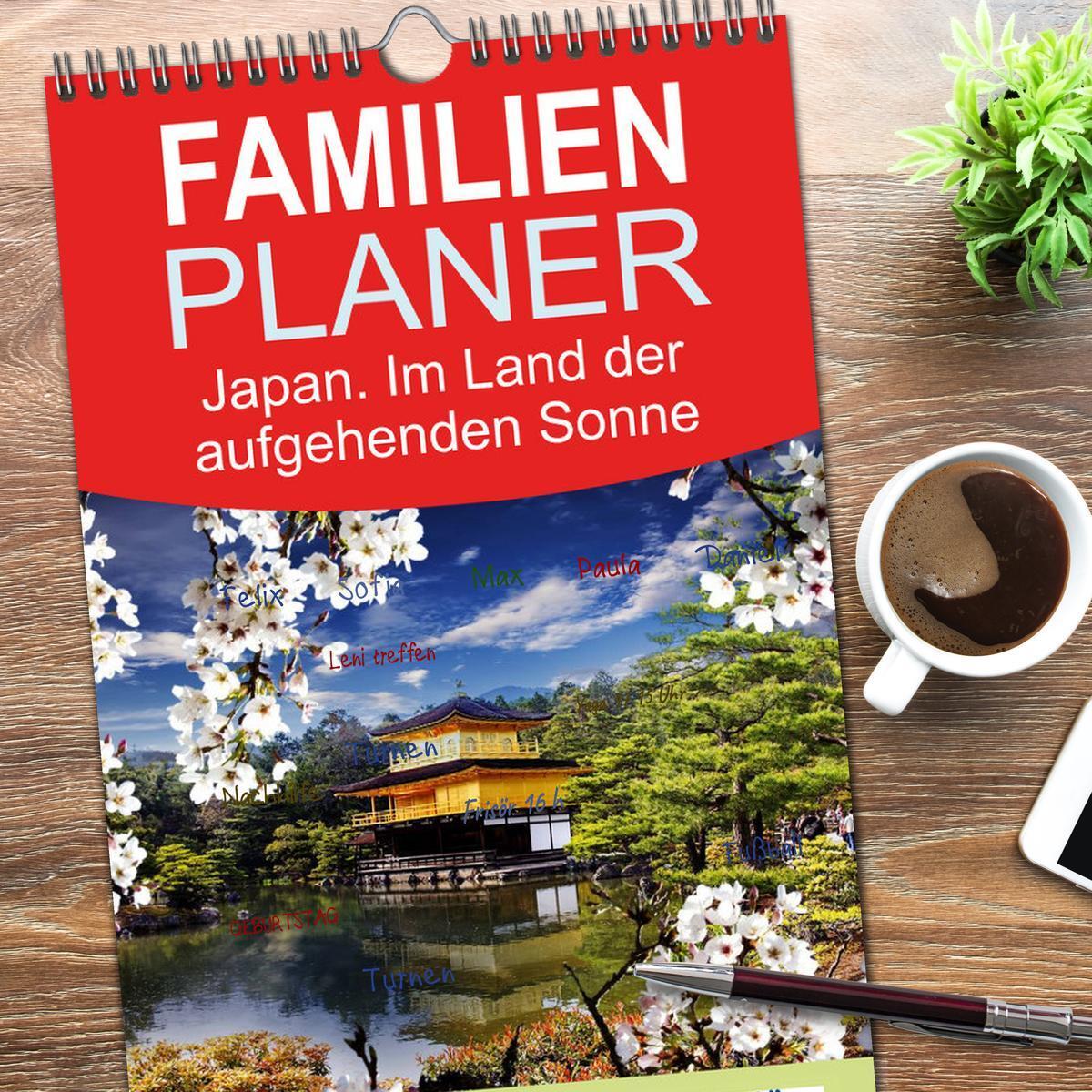 Bild: 9783457113387 | Familienplaner 2025 - Japan. Im Land der aufgehenden Sonne mit 5...