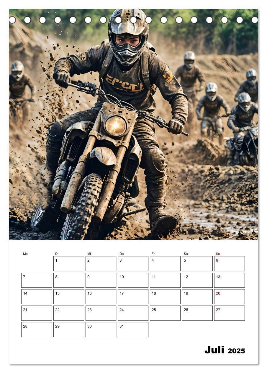 Bild: 9783457196762 | Vollgas und Adrenalin - Motocross-Action pur! (Tischkalender 2025...