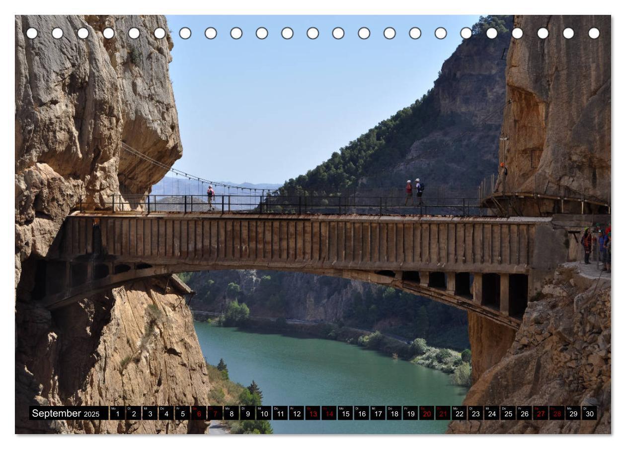 Bild: 9783435404520 | El Caminito del Rey (Tischkalender 2025 DIN A5 quer), CALVENDO...