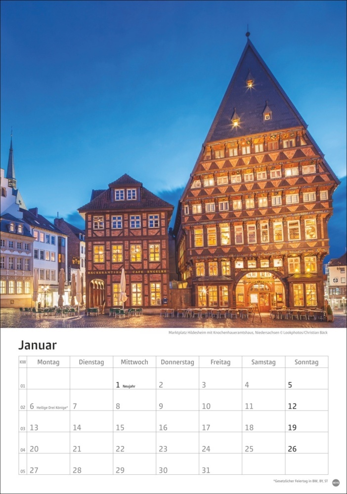 Bild: 9783756405558 | Deutschland Kalender 2025 | Kalender | Spiralbindung | 13 S. | Deutsch