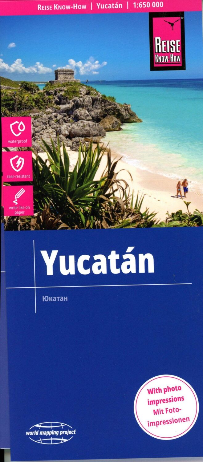 Cover: 9783831774548 | Reise Know-How Landkarte Yukatán / Yucatán (1:650.000) | GmbH | 1 S.