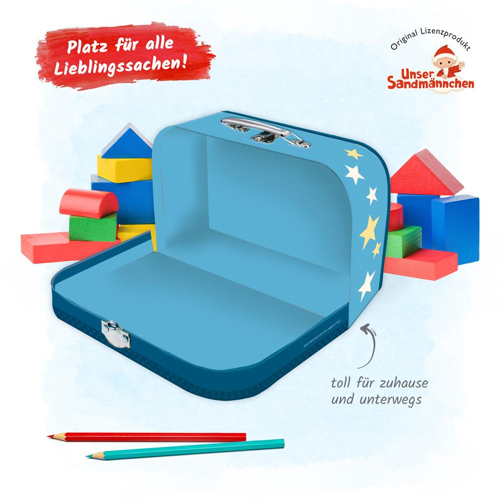 Bild: 4260500163025 | Kinderkoffer "Unser Sandmännchen" Mond | 29 x 20 cm | 16302N | Deutsch