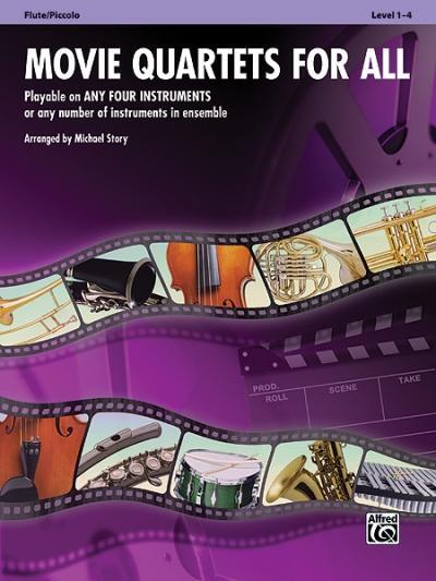 Cover: 9780739063279 | Movie Quartets for All, Flute/Piccolo, Level 1-4 | Taschenbuch | 2009