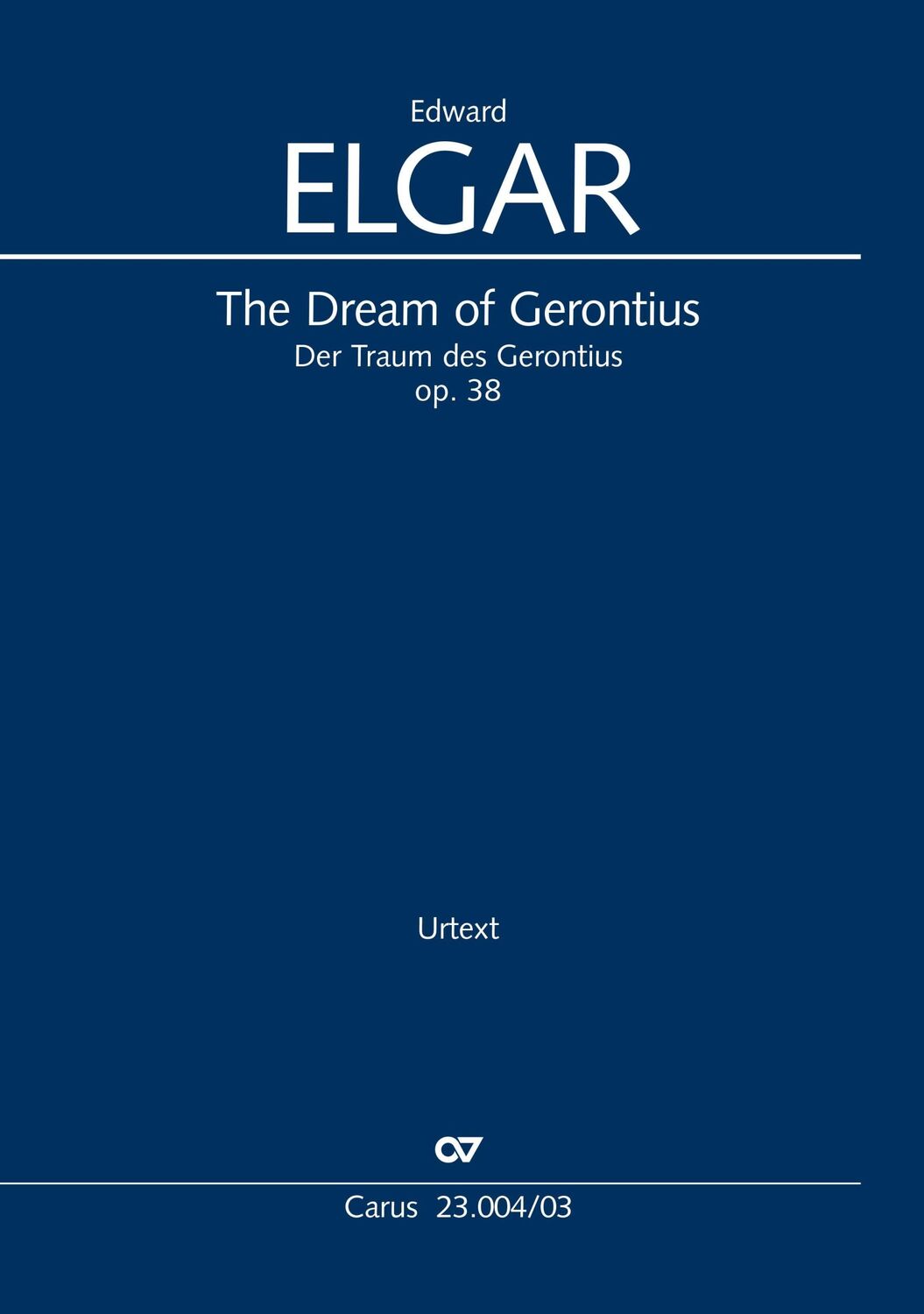 Cover: 9790007240790 | The Dream of Gerontius (Klavierauszug) | op. 38, 1900 | Edward Elgar