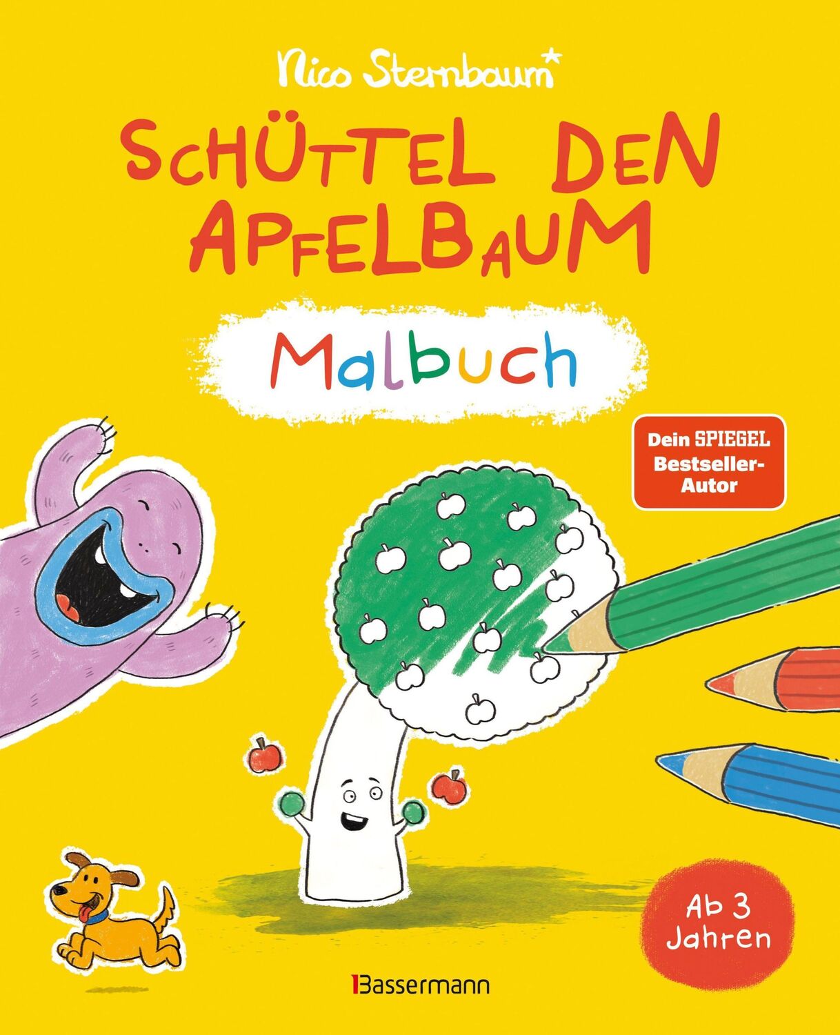 Cover: 9783809446293 | Schüttel den Apfelbaum - Malbuch | Nico Sternbaum | Taschenbuch | 2023