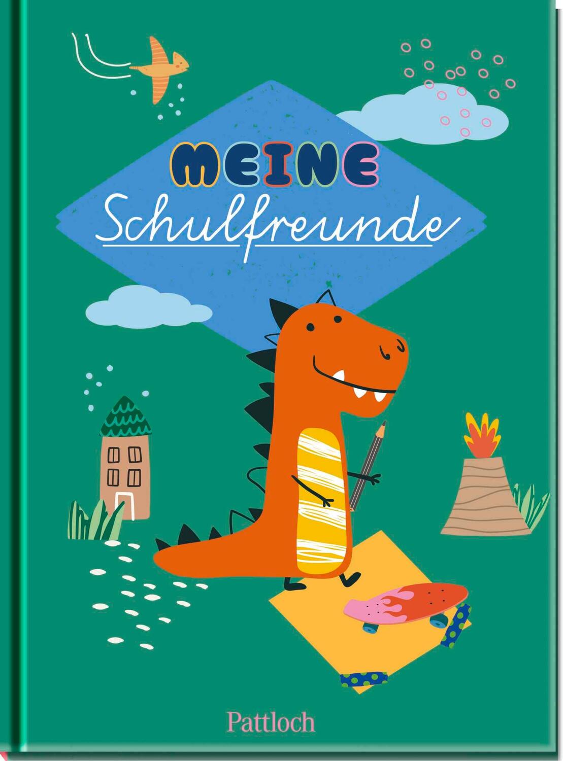 Cover: 4260308345241 | Meine Schulfreunde (Dino) | Pattloch Verlag | Notizbuch | 64 S. | 2024