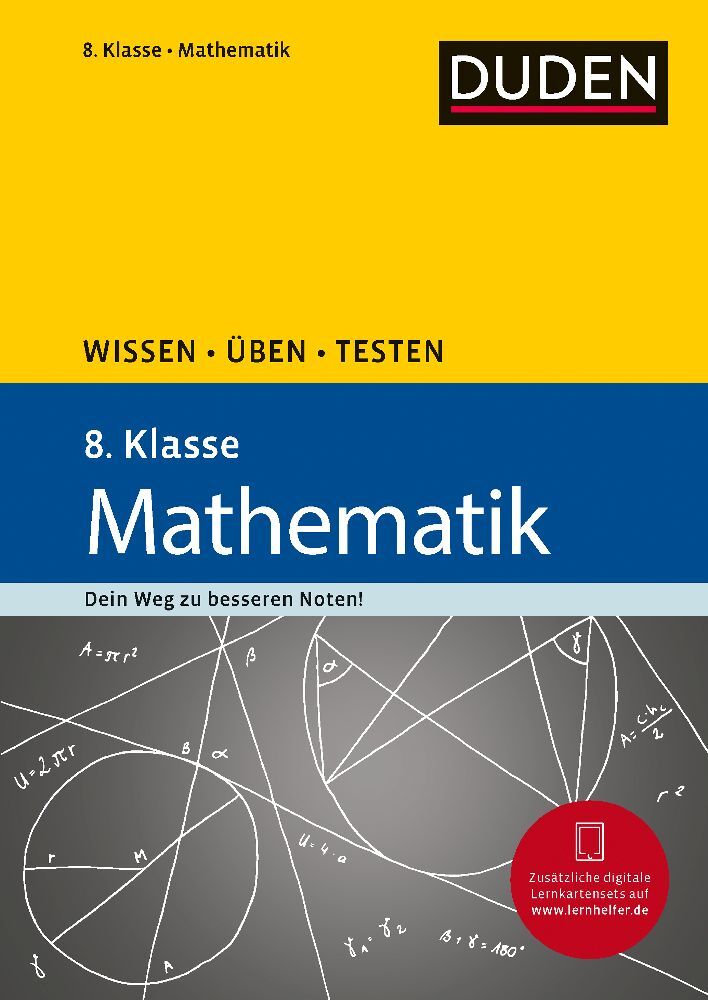 Cover: 9783411724444 | Duden Wissen - Üben - Testen: Mathematik 8. Klasse | Timo Witschaß