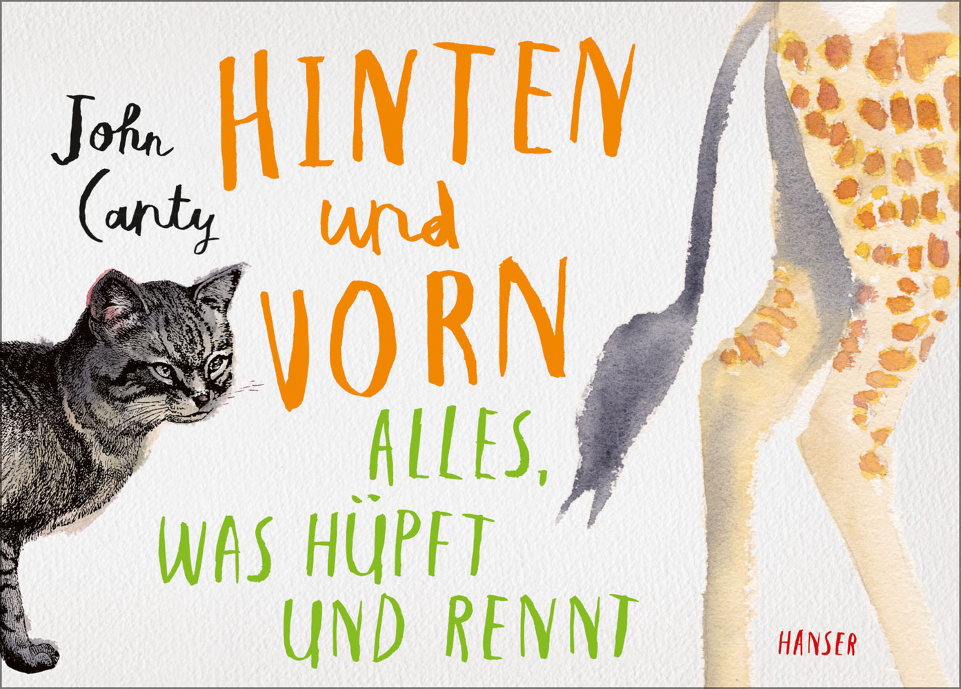 Cover: 9783446266117 | Hinten und vorn - Alles, was hüpft und rennt | John Canty | Buch