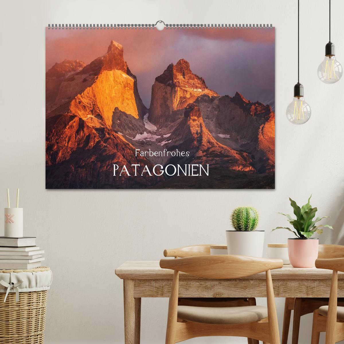 Bild: 9783435607747 | Farbenfrohes Patagonien (Wandkalender 2025 DIN A2 quer), CALVENDO...