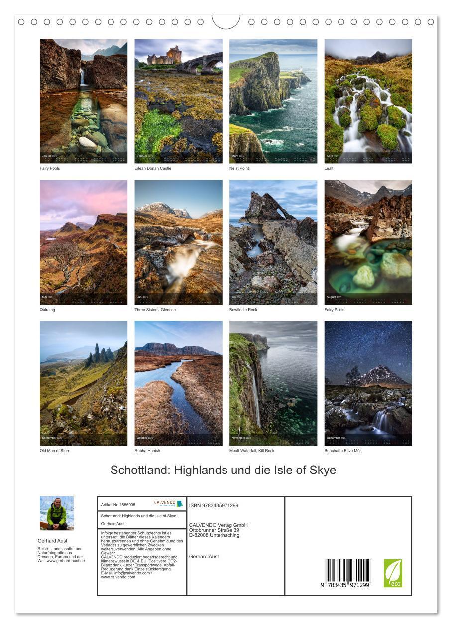 Bild: 9783435971299 | Schottland: Highlands und die Isle of Skye (Wandkalender 2025 DIN...