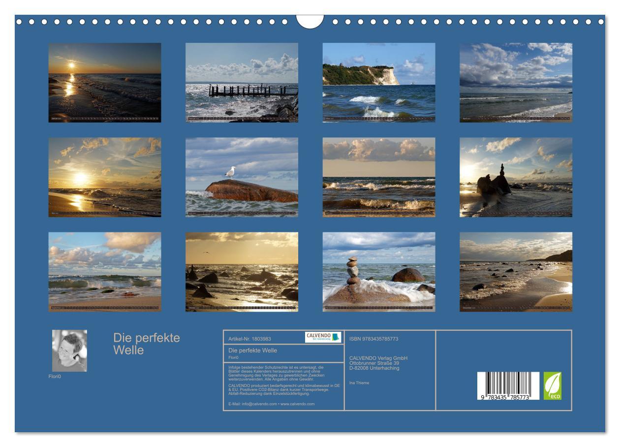 Bild: 9783435785773 | Die perfekte Welle (Wandkalender 2025 DIN A3 quer), CALVENDO...