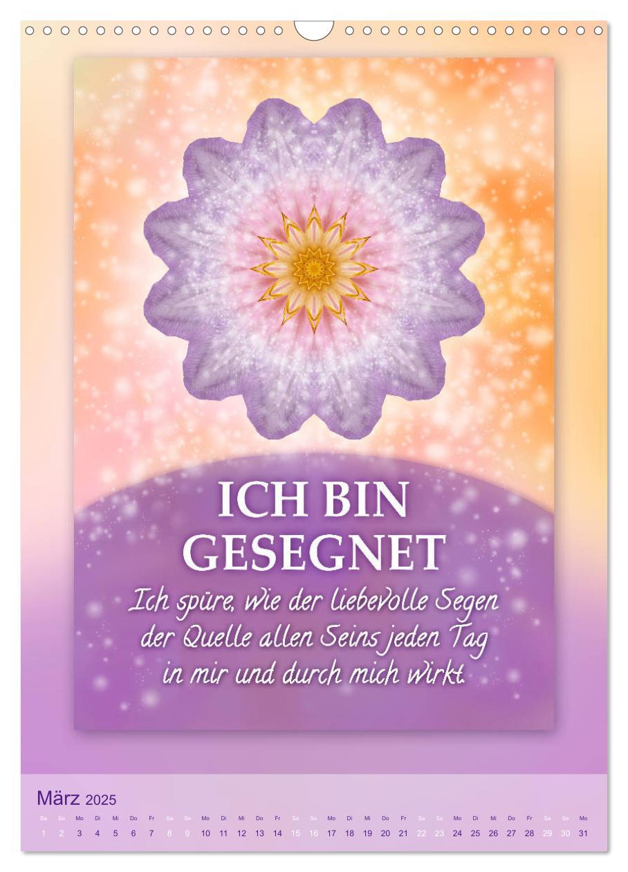 Bild: 9783435998333 | ICH BIN Licht und Liebe - Kalender (Wandkalender 2025 DIN A3 hoch),...