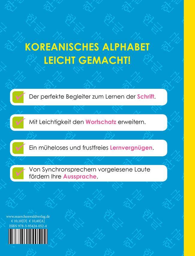 Rückseite: 9783954240524 | HANGEUL 5-MINUTEN TRAINING | Ki-Hyang Lee | (Land-)Karte | 64 S.