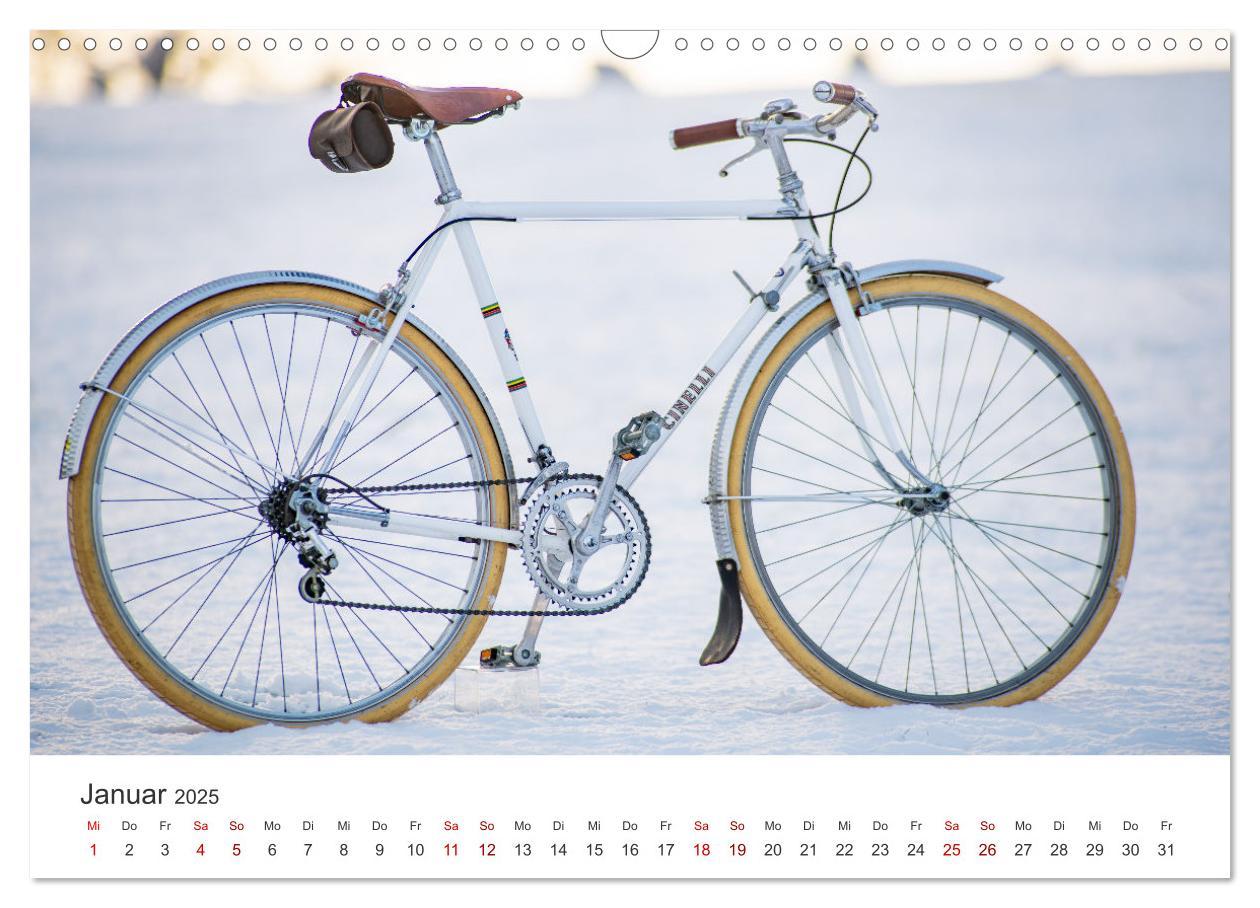 Bild: 9783435018284 | Stahlrenner - Rennrad-Klassiker aus Europa (Wandkalender 2025 DIN...