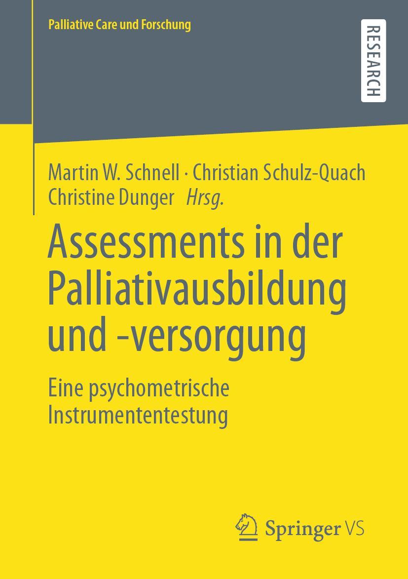 Cover: 9783658359645 | Assessments in der Palliativausbildung und -versorgung | Taschenbuch