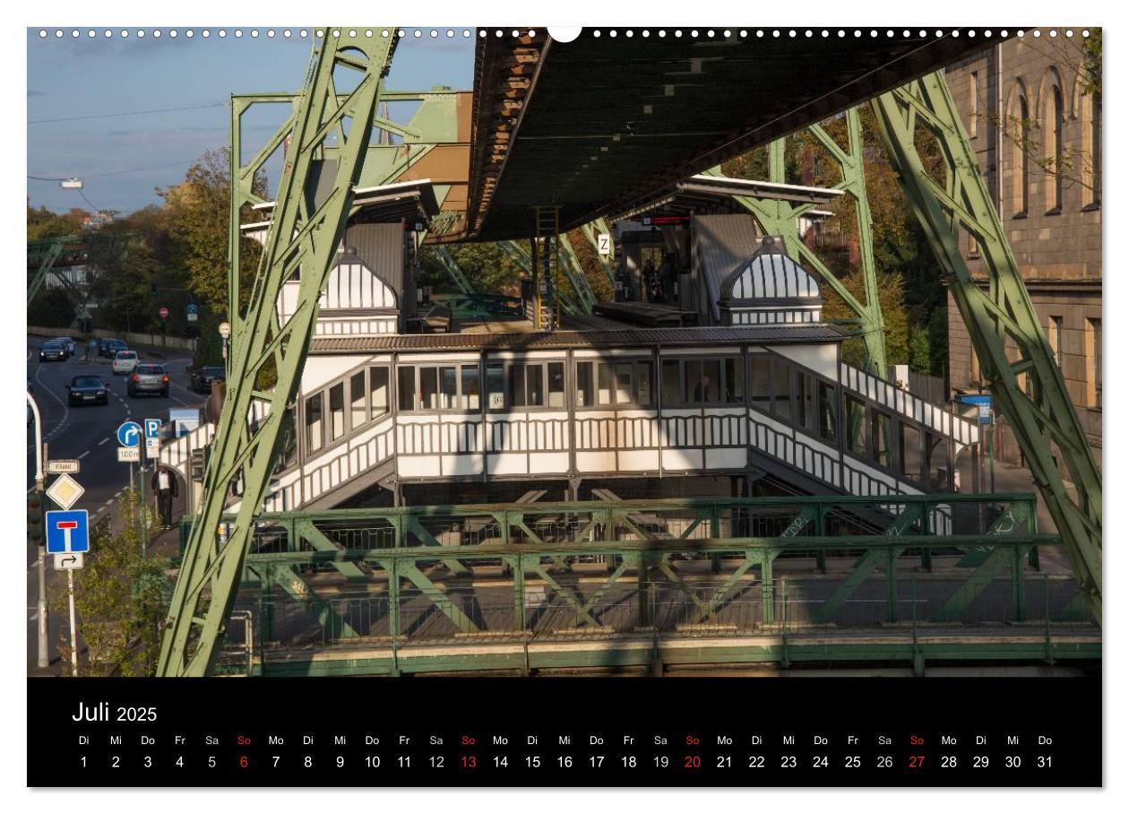 Bild: 9783435526864 | Die Wuppertaler Schwebebahn (Wandkalender 2025 DIN A2 quer),...