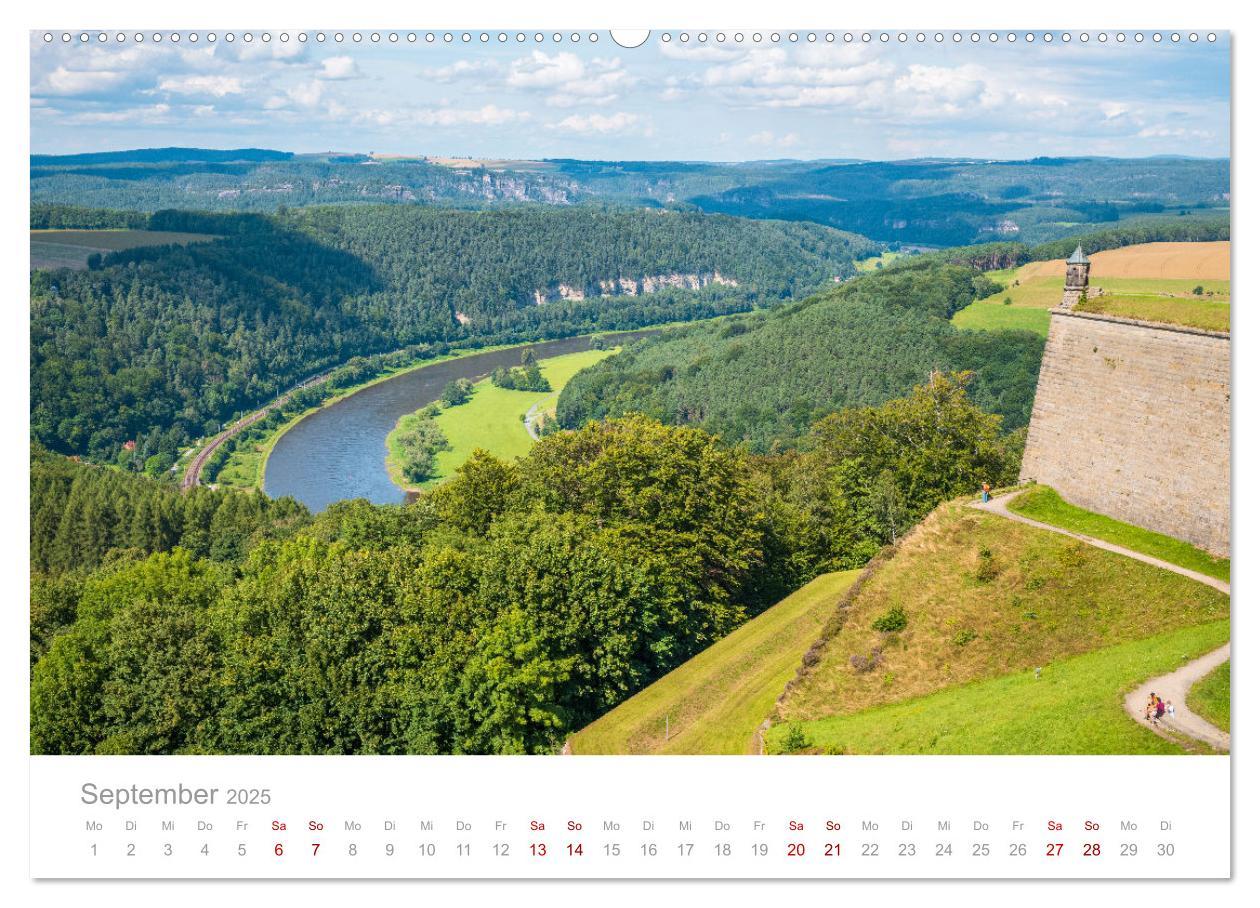 Bild: 9783435030774 | Sachsen - Eine stimmungsvolle Wanderung in Bildern (Wandkalender...