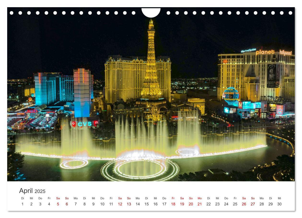 Bild: 9783435008261 | Las Vegas - Spiel, Spaß und Glück (Wandkalender 2025 DIN A4 quer),...