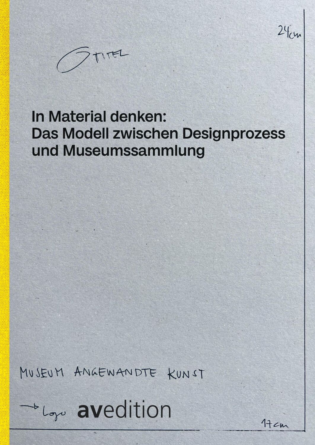 Cover: 9783899864236 | In Material denken: Das Modell zwischen Designprozess und...