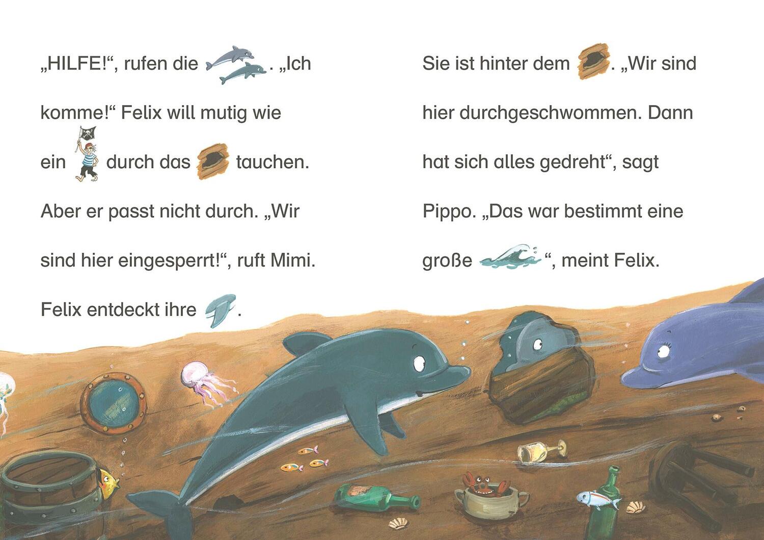 Bild: 9783743202856 | Bildermaus - Der kleine Delfin auf Schatzsuche | Dagmar Henze | Buch