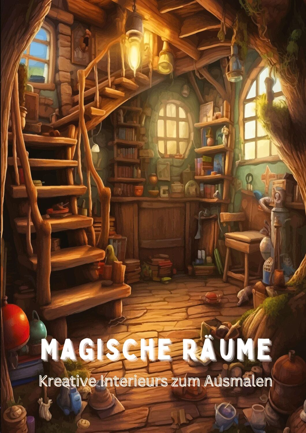 Cover: 9783384052568 | Magische Räume | Kreative Interieurs zum Ausmalen | Diana Kluge | Buch