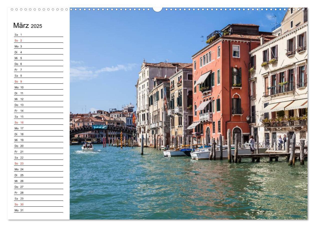 Bild: 9783435508471 | VENEDIG Eine Tour auf dem Canal Grande (Wandkalender 2025 DIN A2...