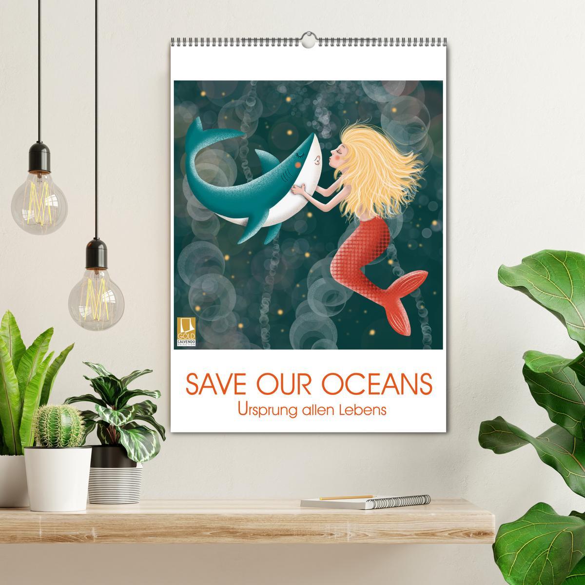 Bild: 9783435892228 | SAVE OUR OCEANS - Ursprung allen Lebens (Wandkalender 2025 DIN A2...