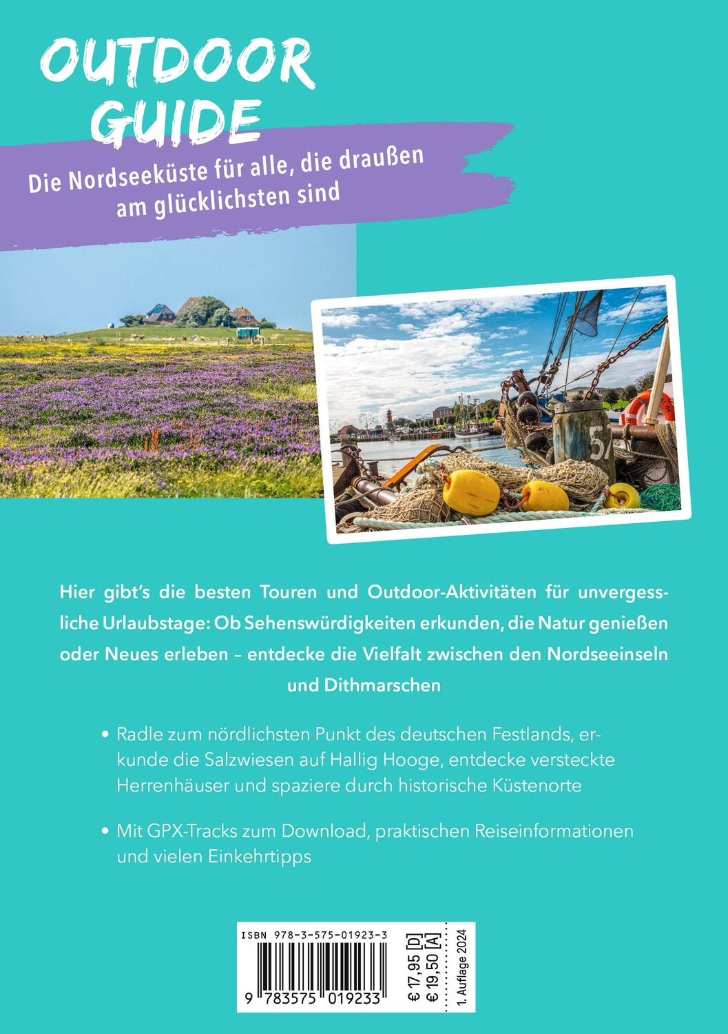 Rückseite: 9783575019233 | MARCO POLO OUTDOOR GUIDE Reiseführer Nordseeküste Schleswig-Holstein