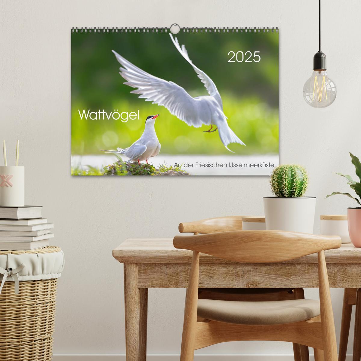 Bild: 9783435379859 | Wattvögel an der Friesischen IJsselmeerküste (Wandkalender 2025 DIN...