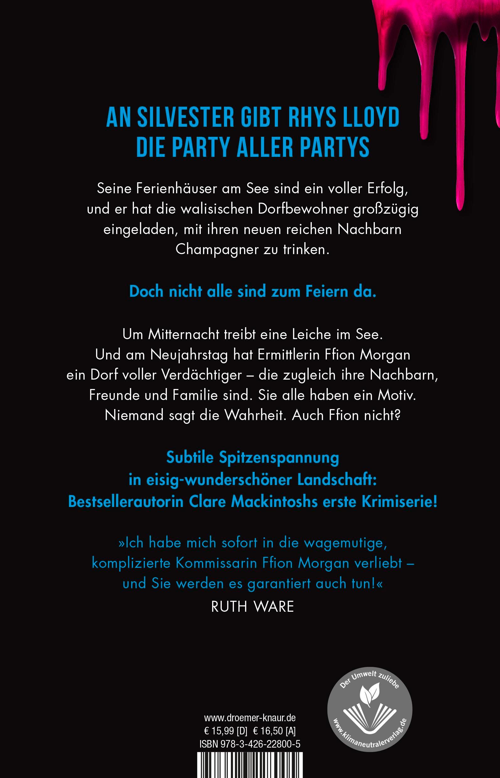 Rückseite: 9783426228005 | Die letzte Party | Clare Mackintosh | Taschenbuch | 496 S. | Deutsch