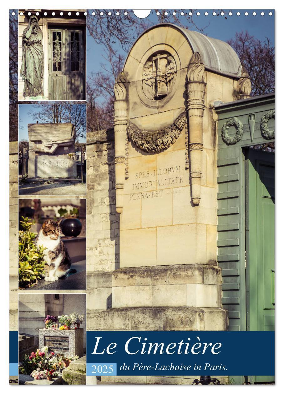 Cover: 9783435979264 | Le Cimetière du Père-Lachaise in Paris (Wandkalender 2025 DIN A3...