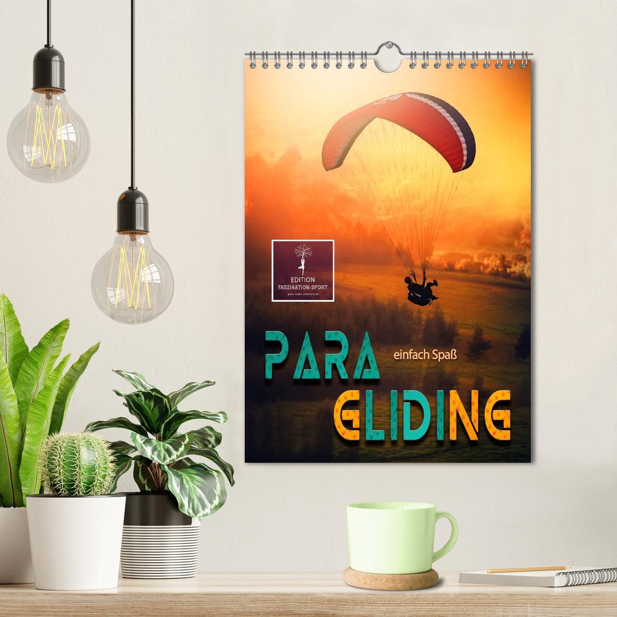 Bild: 9783435931804 | Paragliding - einfach Spaß (Wandkalender 2025 DIN A4 hoch),...