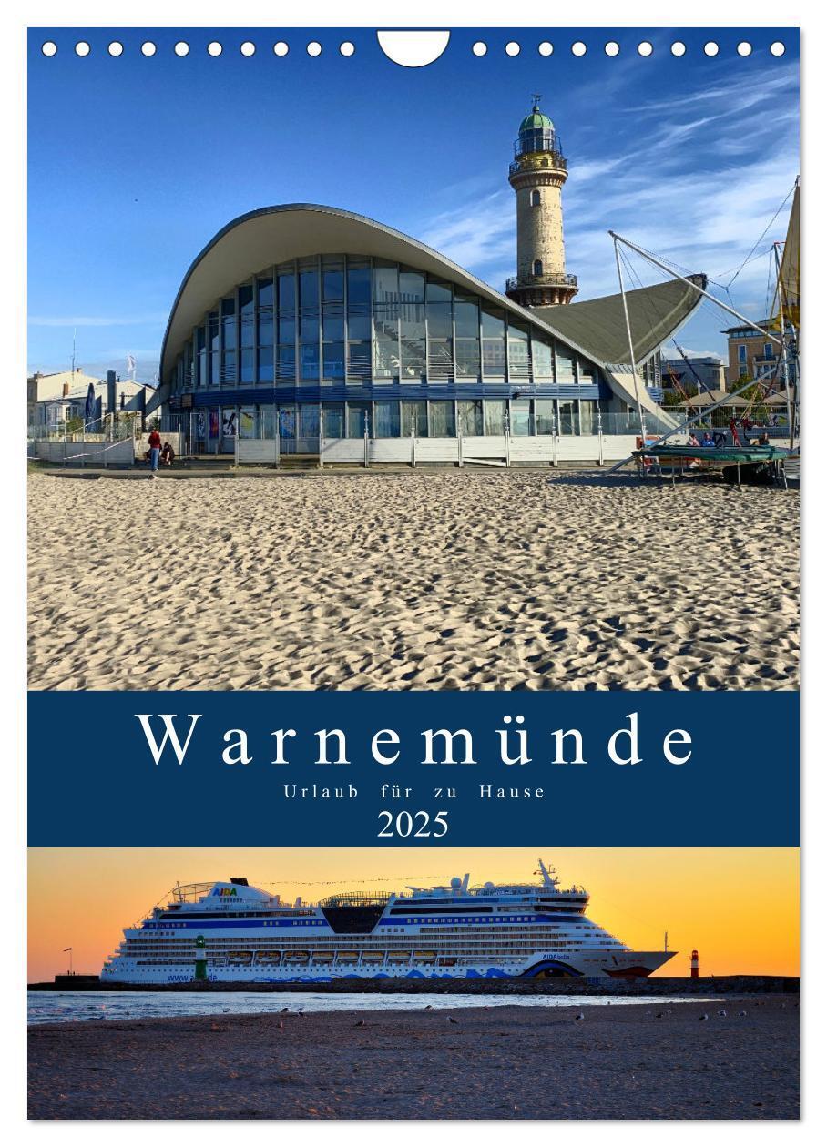 Cover: 9783435911967 | Warnemünde Urlaub für zu Hause (Wandkalender 2025 DIN A4 hoch),...