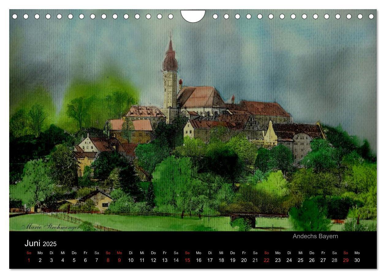 Bild: 9783435702022 | Deutschland in Aquarell (Wandkalender 2025 DIN A4 quer), CALVENDO...