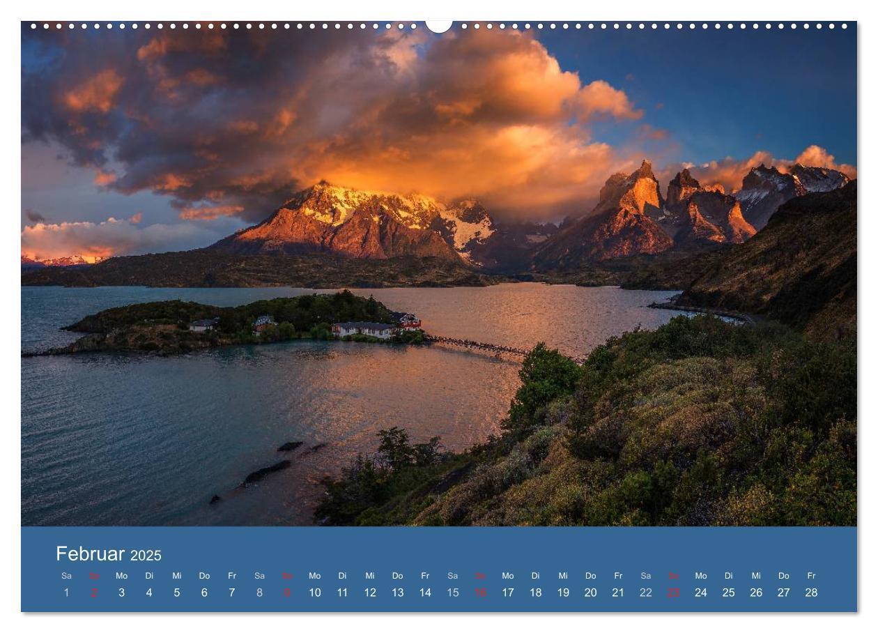 Bild: 9783435607747 | Farbenfrohes Patagonien (Wandkalender 2025 DIN A2 quer), CALVENDO...