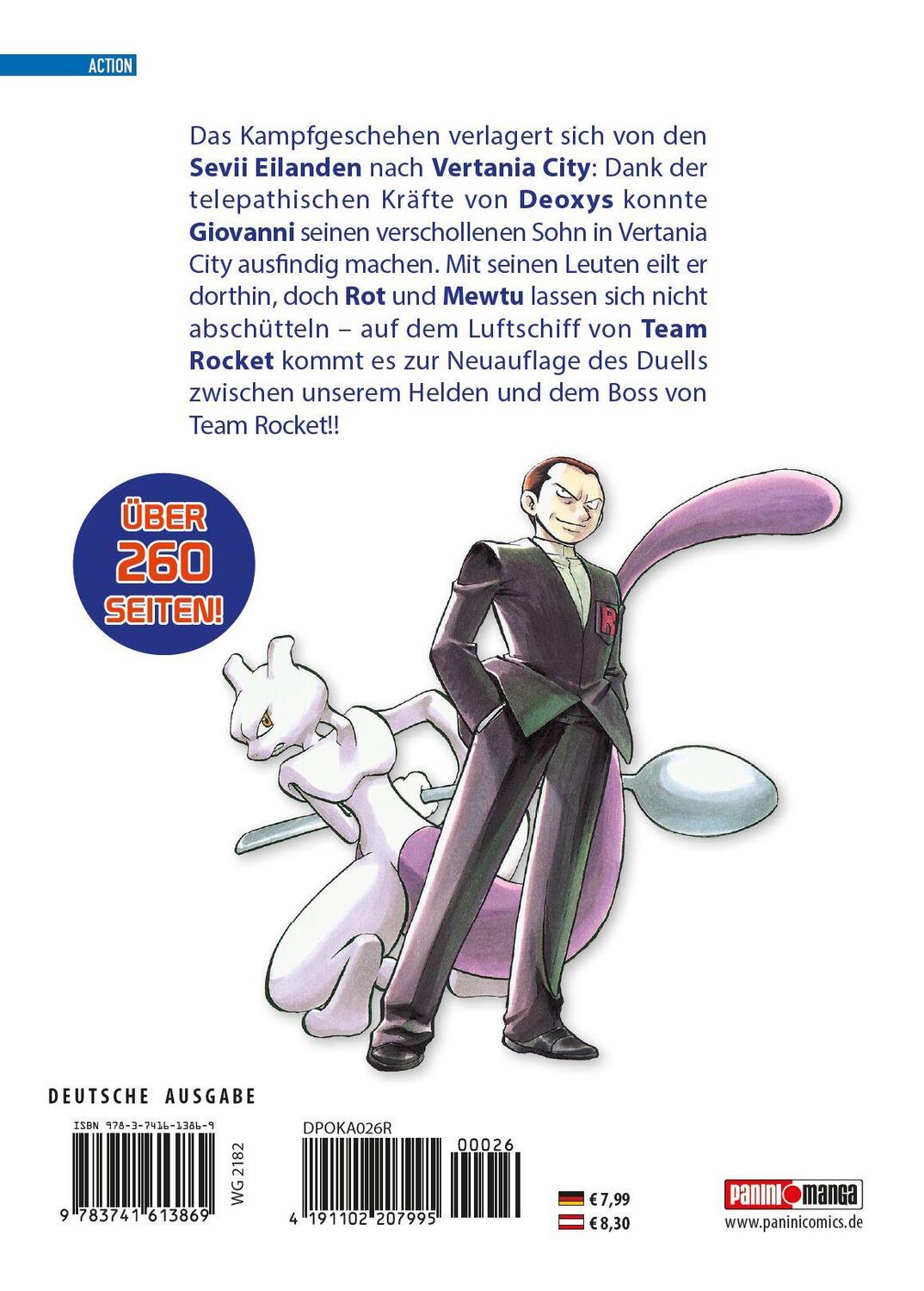 Rückseite: 9783741613869 | Pokémon - Die ersten Abenteuer | Bd. 26: Feuerrot und Blattgrün | Buch