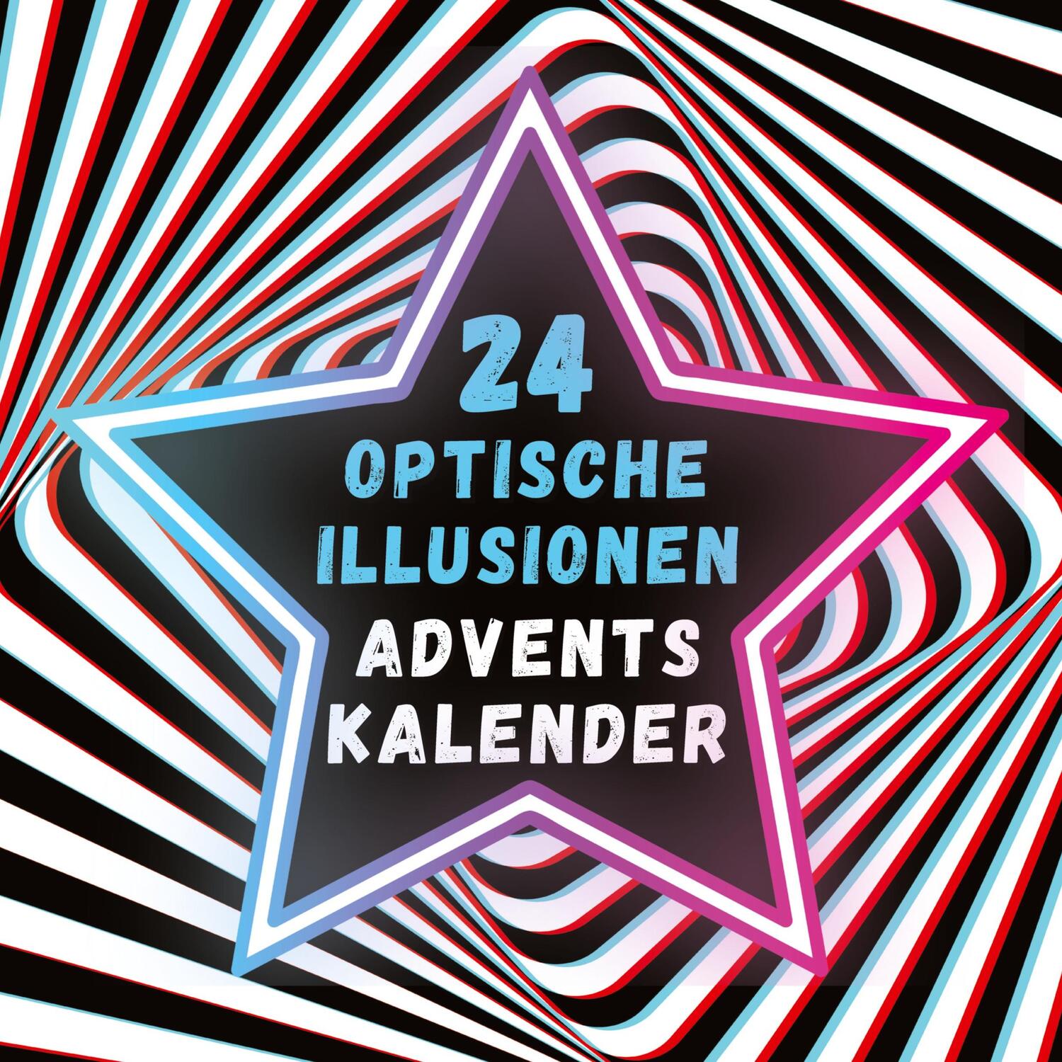 Cover: 9783910890091 | Optische Illusionen Adventskalender | Knobelkönig | Taschenbuch | 2023