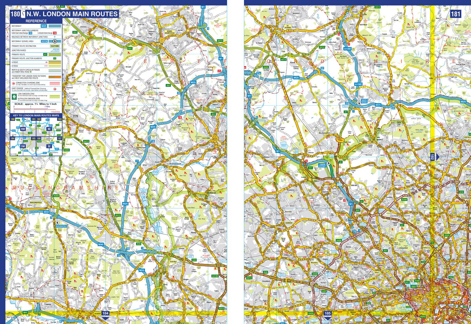 Bild: 9780008652951 | Great Britain A-Z Super Scale Road Atlas 2025 (A3 Spiral) | A-Z Maps