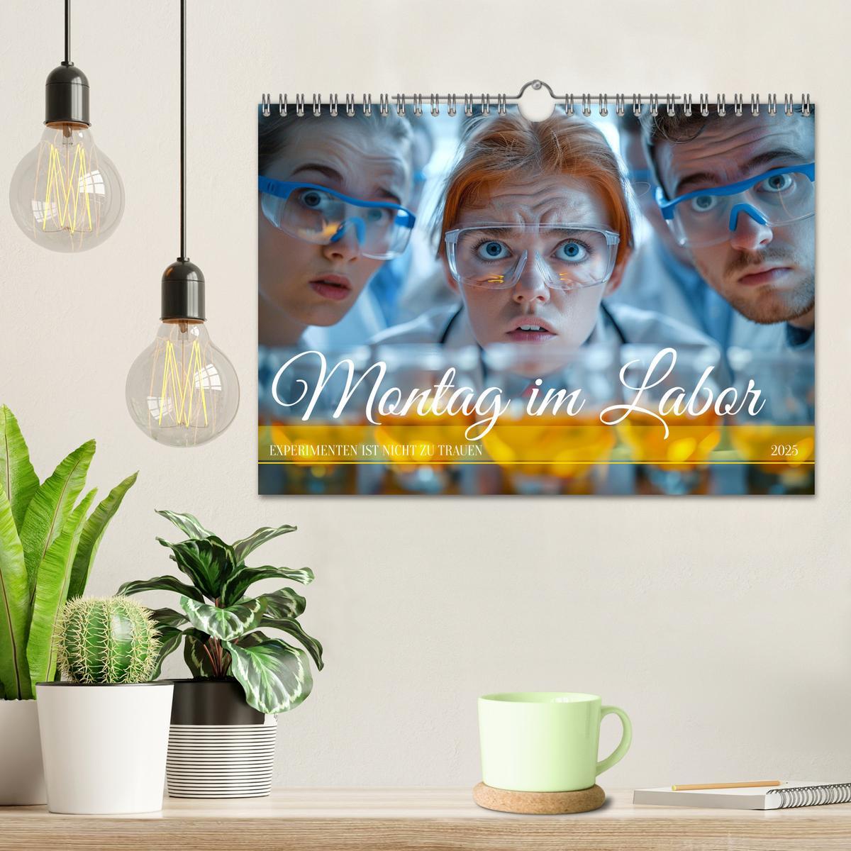 Bild: 9783383802935 | Montag im Labor (Wandkalender 2025 DIN A4 quer), CALVENDO...