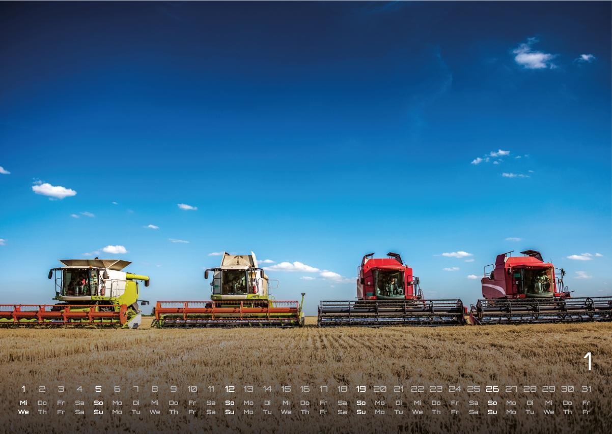 Bild: 9783986734428 | Landmaschinen - Traktor - 2025 - Kalender DIN A3 | GP-Fever.de | 15 S.