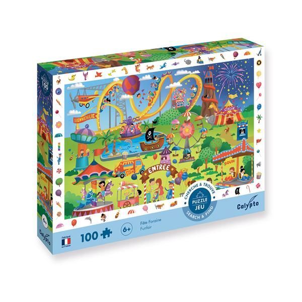 Cover: 3760124875027 | Calypto - Jahrmarkt 100 XL Teile Puzzle | Sentosphere | Spiel | 2023