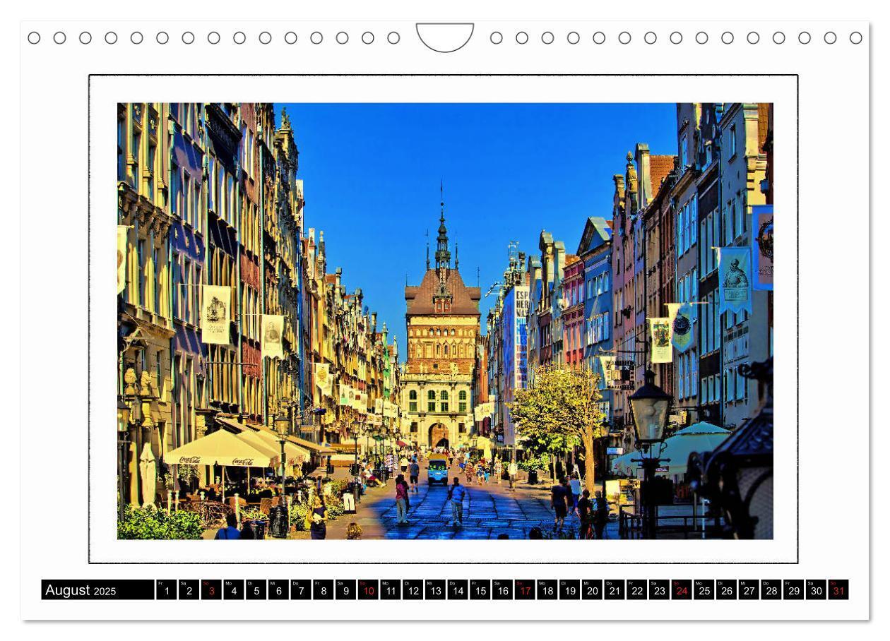 Bild: 9783435665983 | Danzig Gdansk (Wandkalender 2025 DIN A4 quer), CALVENDO Monatskalender